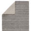 Tapis gris en laine tissé à la main Erath-23003326