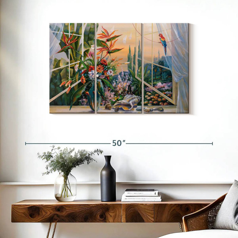 Lilie Window, 24" H x 38" W
