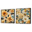 Auouge - Ensemble de 2 collages carrés botaniques abstraits-102162607-102162611