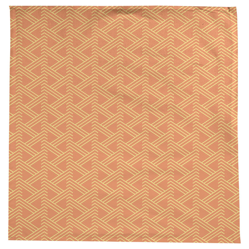 Classic Zig Zag Tablecloth, Orange/Yellow