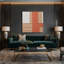 Minimalisme 25, art mural sur toile brune-723096236