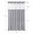 Clairece Geometric Tassels Shower Curtain with Snap-in Liner, No Hooks Required-1299204661