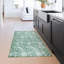 Tapis lavable floral vert 2,5 x 10 Kalini-76980155