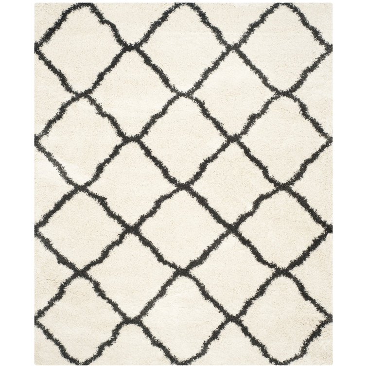 Bertle Shag Performance Geometric Rug