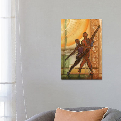 In Tandem by Fred Odle - Wrapped Canvas Print