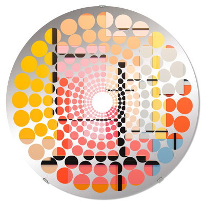 Miroir décoratif géométrique pastel De Stijl