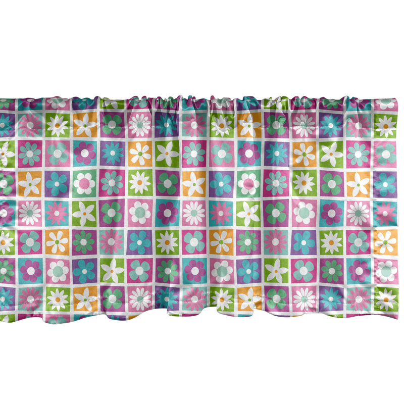 Multicolore cantonnière Ambesonne, L 54 po x L 12 po