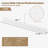 30 In. W Cultured Marble Vanity Backsplash Bathroom Countertop Splash Guard In Carrara White