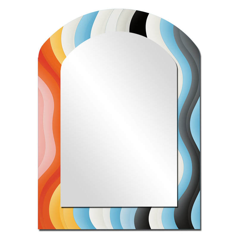 Miroir mural Opt Ar Delirum I, 34 po x 25 po