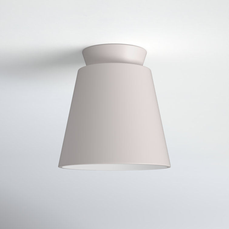 Logan Single Light Ceramic 7.75'' H X 7.5'' W  Flush Mount