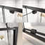 50"- 54" W x 71" H Single Sliding Semi-Frameless Shower Door