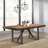 Natural Walnut Extension Dining Table