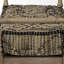 Banc recouverts de tissu d'ameublement