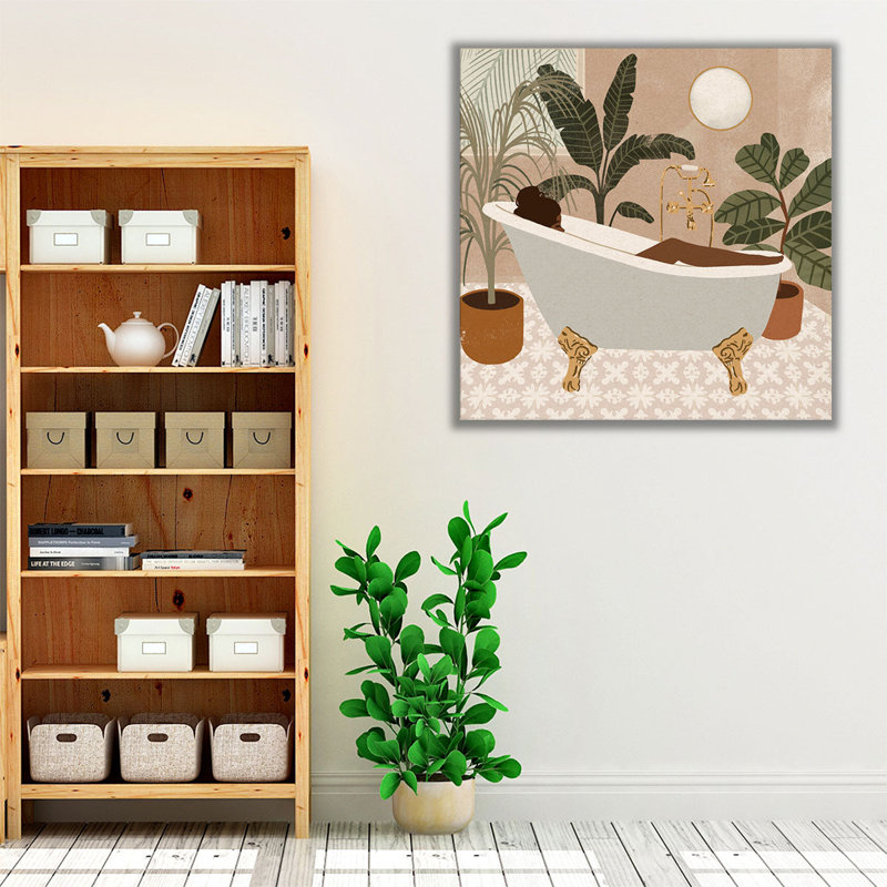 Home Spa III - reproduction d'art sur toile, H 20 po x l 20 po