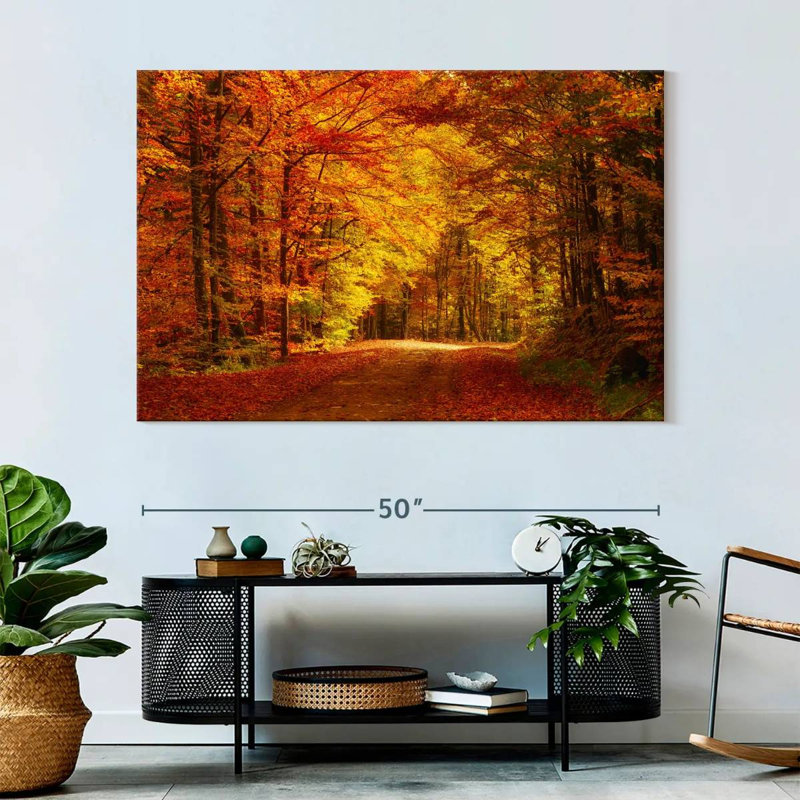 Arbres d'automne à Alvord Forest, H 34 po x l 51 po