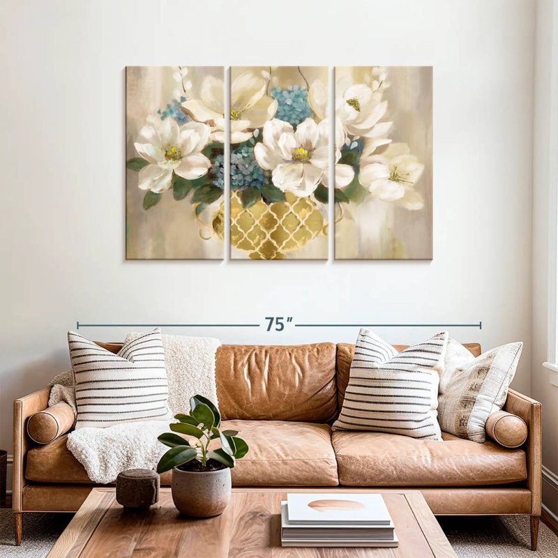 Harnek Southern Magnolia Flowers, 36" H x 57" W