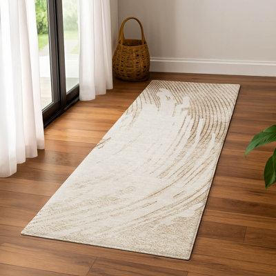 Premium Machine Washable Mayfield AMF2133 swirls Rug