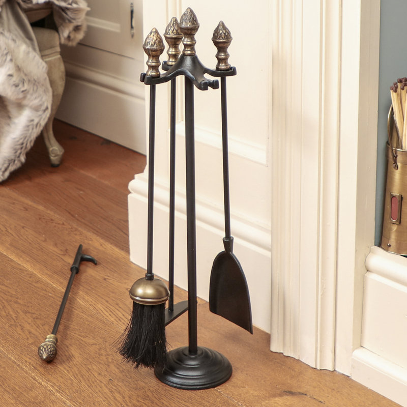 Iron Fireplace Tool Set