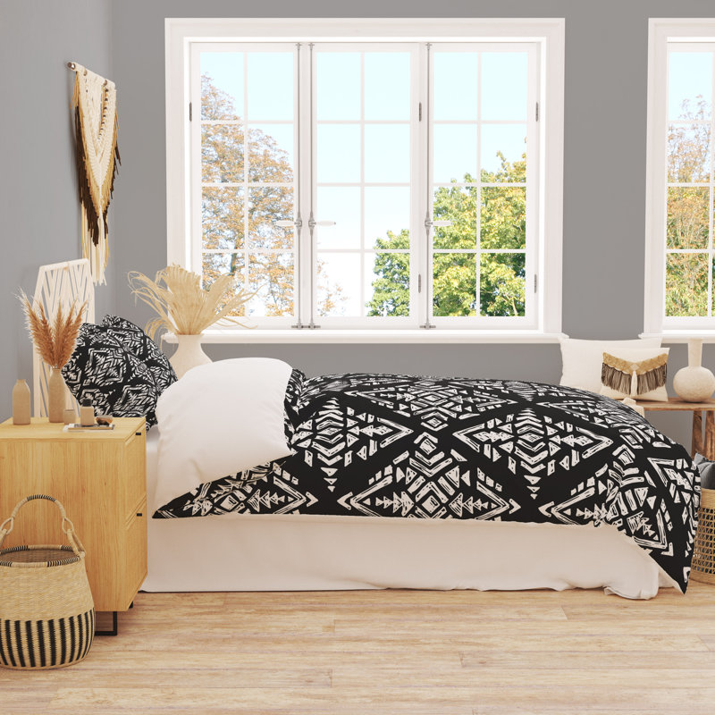 Abstract Duvet Cover, King Duvet Cover + 2 King Shams