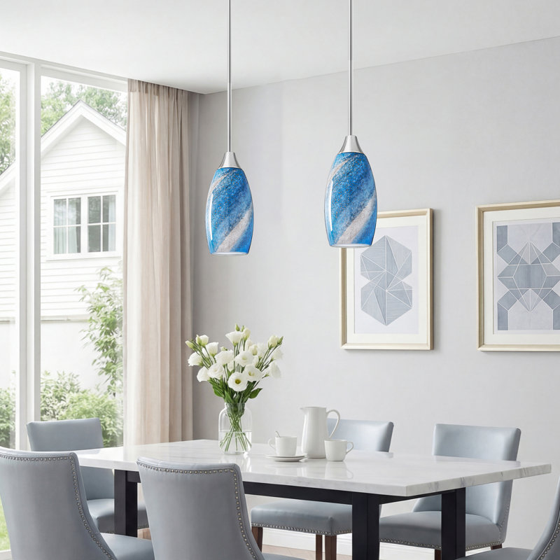 Arafaat 1 - Light Single Teardrop Pendant