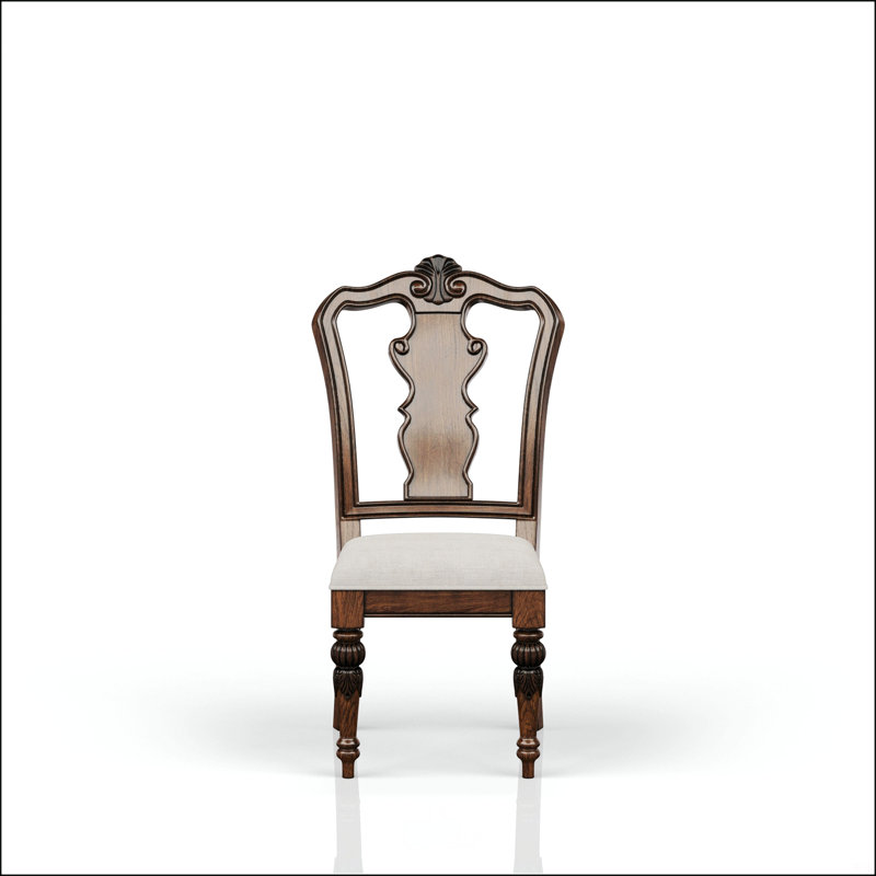 Chaise d'appoint en acajou traditionnel