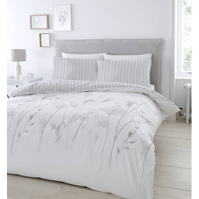 Meadowsweet Floral Polycotton Duvet Cover Set