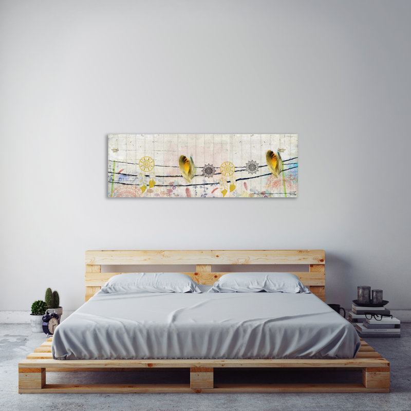 Boho Day by Kimberly Allen - Wrapped Canvas Panoramic Print, 30cm H x 91cm W x 4cm D