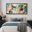 «Mid Century Shape Colorful Abstraction Vibrant», reproduction d'art sur toile-111376767-98041898