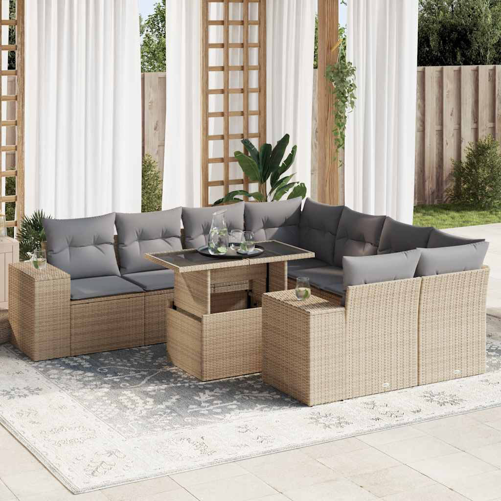 Gartensofa Braniyah mit Kissen