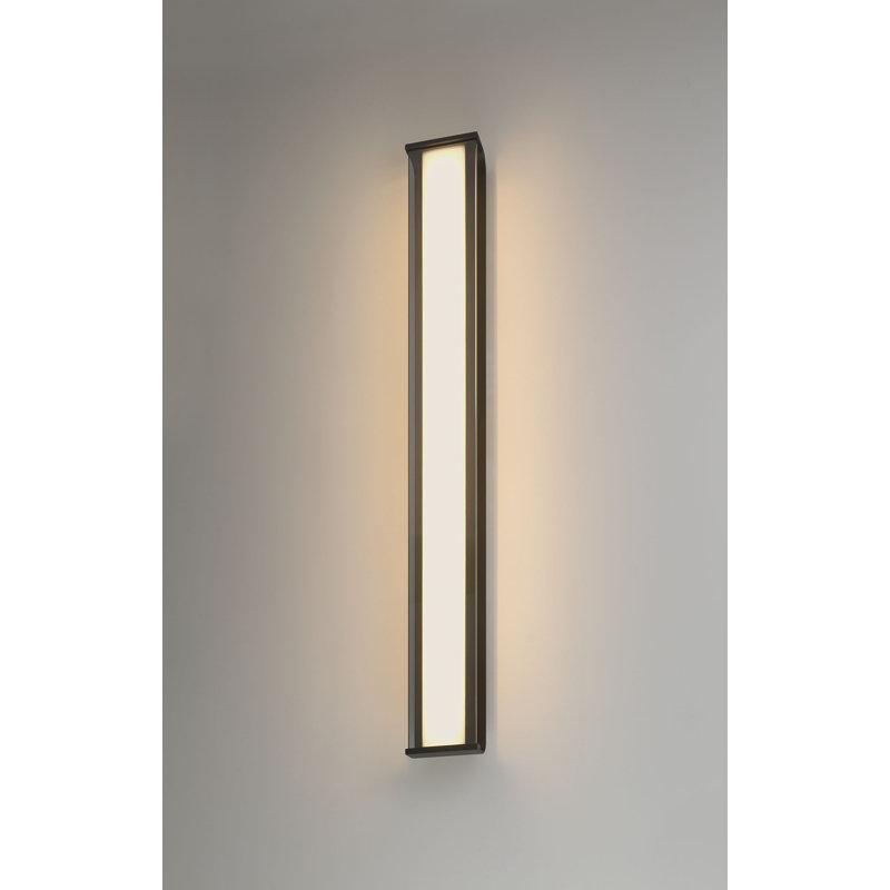 Dulton, Outdoor, 42", Matte Black, Smoked Glass, 42"