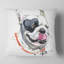 Coussin d’illustration bouledogue animal baiser french-29517289-29517292