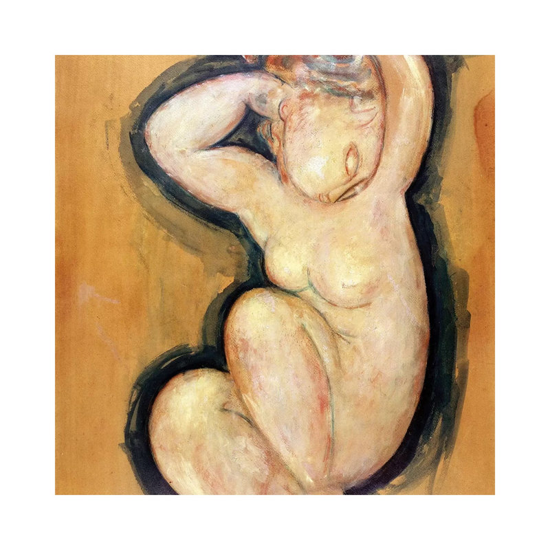 Caryatid, C.1913-14 by Amedeo Modigliani - Wrapped Canvas Gallery-Wrapped Canvas Giclée, 66.04cm H x 66.04cm W