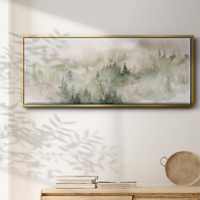 Misty Mountain Sides- Framed Canvas
