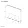 Wall Mount Dual Flush Actuator Plate With Rectangle Push Buttons