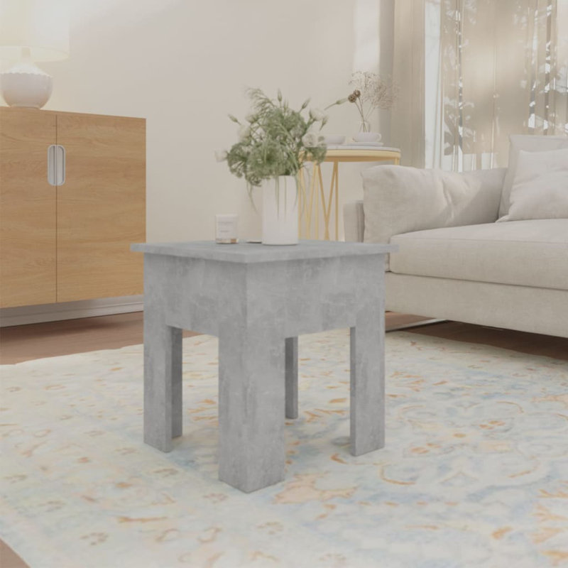 Coffee Table 40x40x42 cm Engineered Wood, Concrete Grey