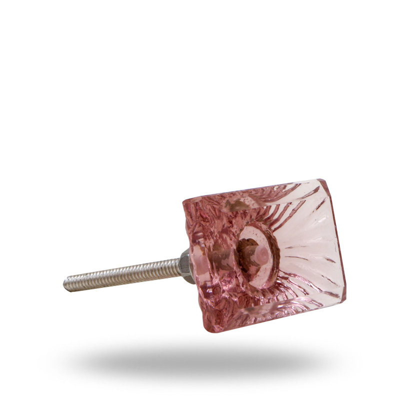 Amenja 2" Length Rectangle Knob Multipack, Light Pink