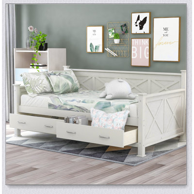 Wooden Modern And Rustic Casual Style Daybed