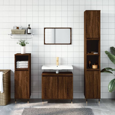 Makyrah Floor Mounted Bathroom Cabinet