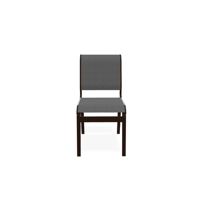 Chaise d'appoint de salle à manger Hiraku, Titane Sunbrella®, Kona texturé