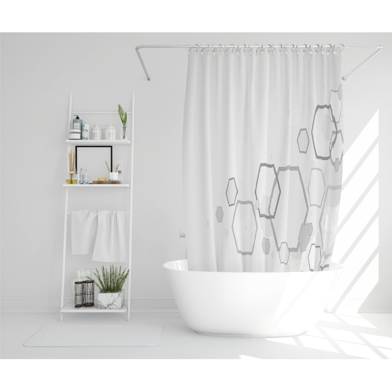 Dimitrie Polyester Shower Curtain Set