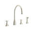 Georgian Era Double Handle Kitchen Faucet With Accessories-11066773-61047927