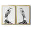 Shoreline Heron in B&W I, reproduction encadrée de qualité supérieure - prête à être accrochée-1847980969-1847980983
