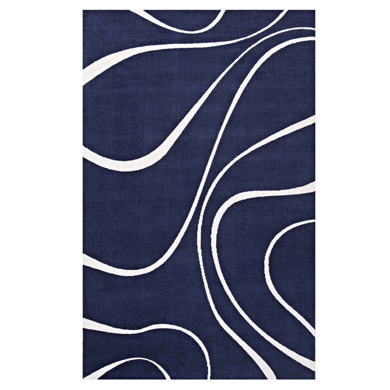 Modway Therese Abstract Swirl Area Rug, Rectangle 5' x 8'