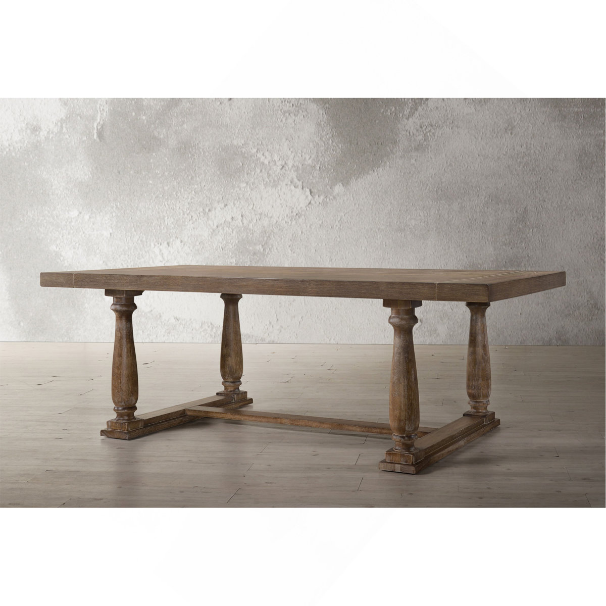 August Grove Trestle Dining Table - Thumbnail 2