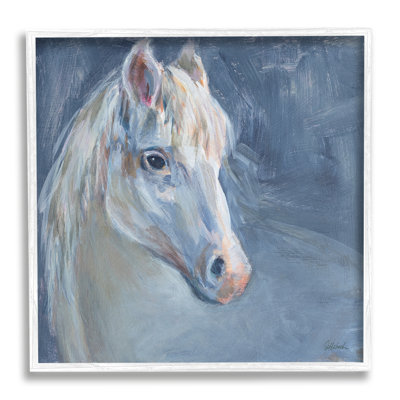 " Gentle Gray Horse Painting " by Sue Schlabach Painting Print