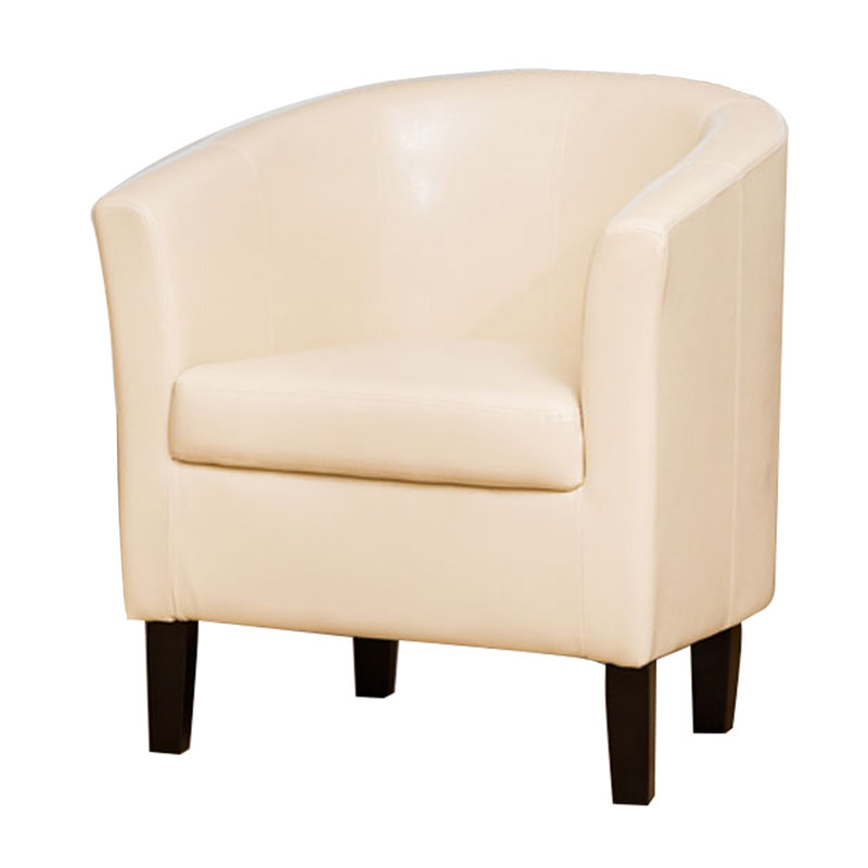 Windle Upholstered Accent Chair, Cream