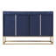 Buffet moderne avec grand rangement - Élégant meuble de rangement pour la salle à manger et l'entrée, bleu marine