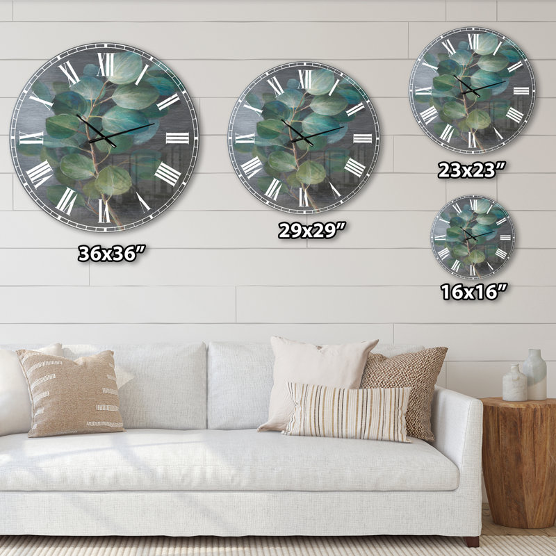 Swigart Fresh Leaves I - Horloge murale, Moyenne