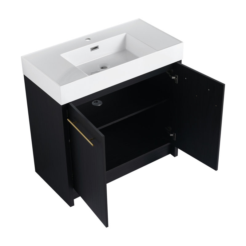 Base de meuble-lavabo simple 35,4 po seulement