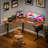 L-shaped Standing Desk – Adjustable Height Electric Desk With Memory Controller-590625821
